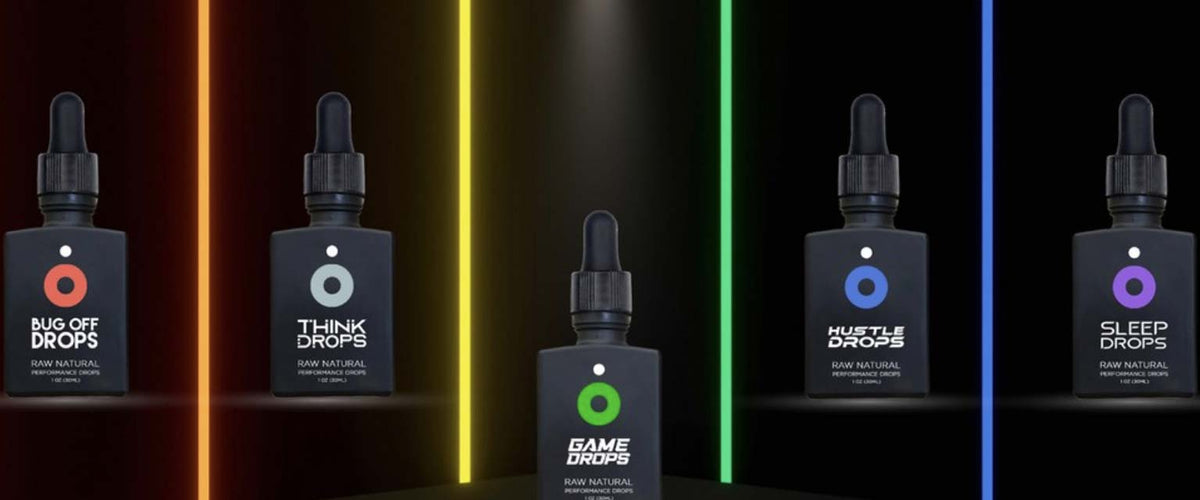 Raw Natural Performance Drops – DropFX